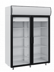 Холодильный шкафы POLAIR Standard со стеклянными дверьми DM110-S