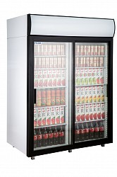 Холодильный шкафы POLAIR Standard со стеклянными дверьми DM110Sd-S 2.0