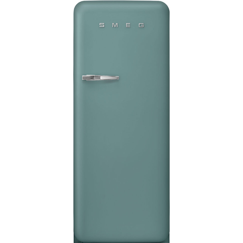 SMEG FAB28RDEG5 Отдельностоящий однодверный холодильник, стиль 50-х годов, 60 см, изумрудно-зеленый