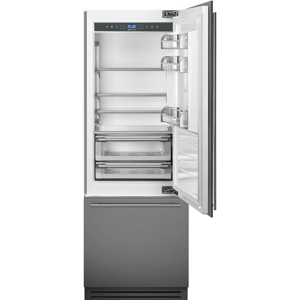 SMEG RI76RSI Встраиваемый холодильник, 74 см, No-Frost