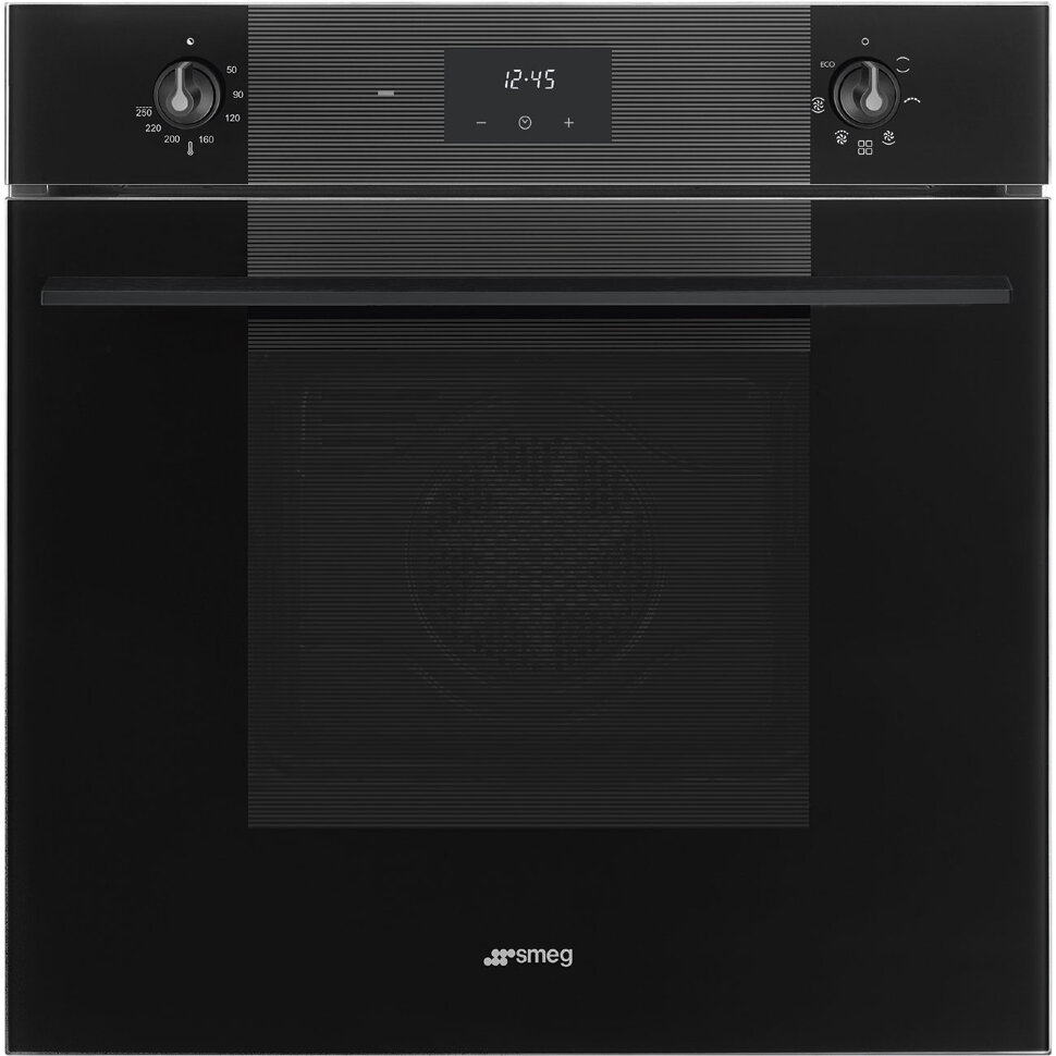 SMEG SF6100VB3 Многофункциональный духовой шкаф, 60 см, 6 функций, стекло Deep Black (чёрное)