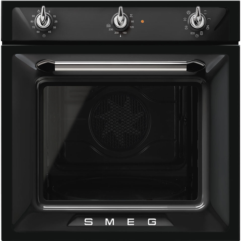 SMEG SF6905N1 Многофункциональный духовой шкаф, 60 см, 6 функций, черный