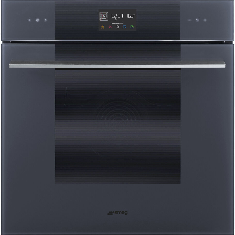 SMEG SO6102TG Многофункциональный духовой шкаф, 60 см, 10 функций, стекло Neptune grey