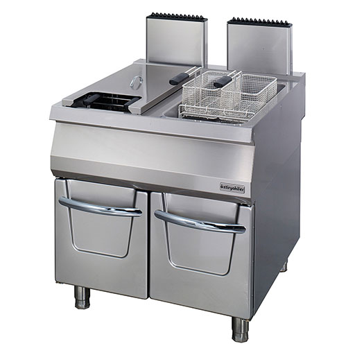 Фритюрница со шкафом OFGI 8090, 22л.+22л., газ.