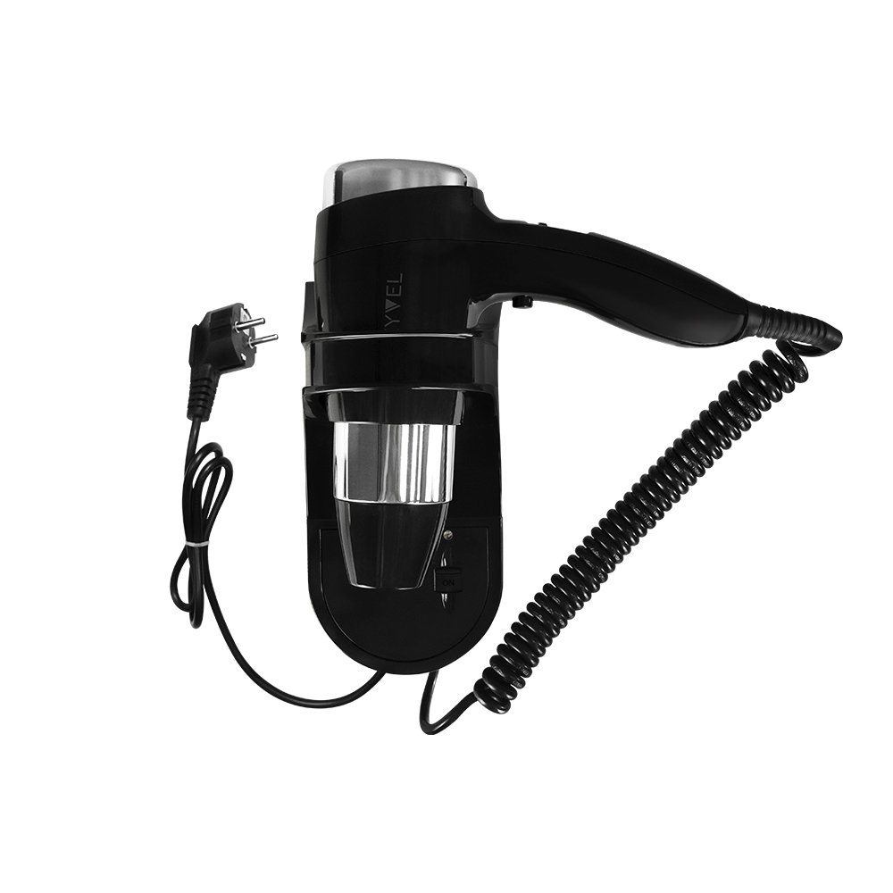 Фен для волос с настенным креплением MF6-1600 (Black)