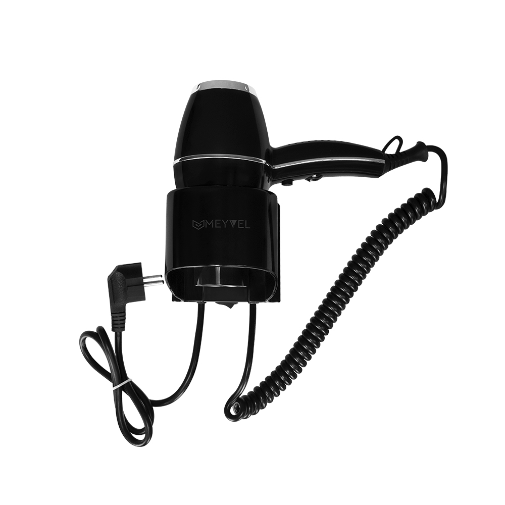Фен для волос с настенным креплением MF7-1800 (Black)